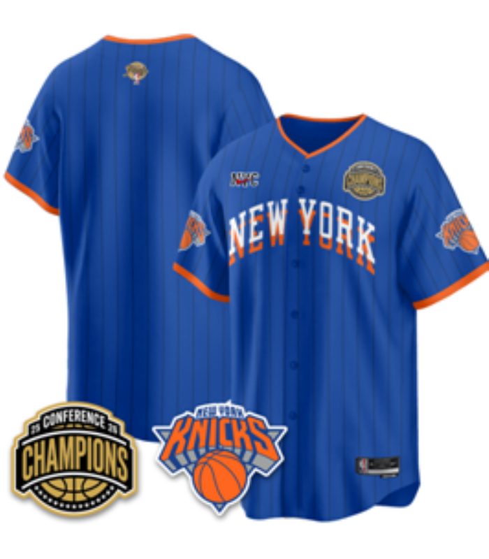 Men New York Knicks blank blue 2026 Nike NBA jersey 071500543